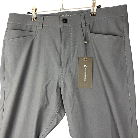 NWT Western Rise Men’s Evolution Rise Outdoor/Travel Pants Classic Sz 35x32-34” - Picture 3 of 16